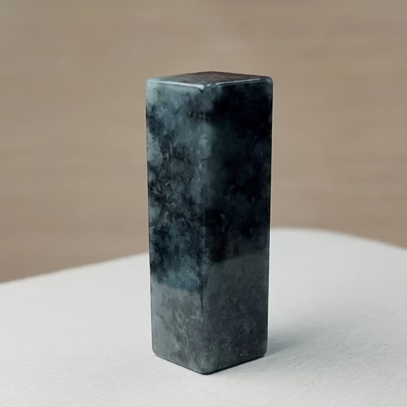 飄烏雞翡翠印章 | 天然緬甸玉A貨翡翠 | 送禮