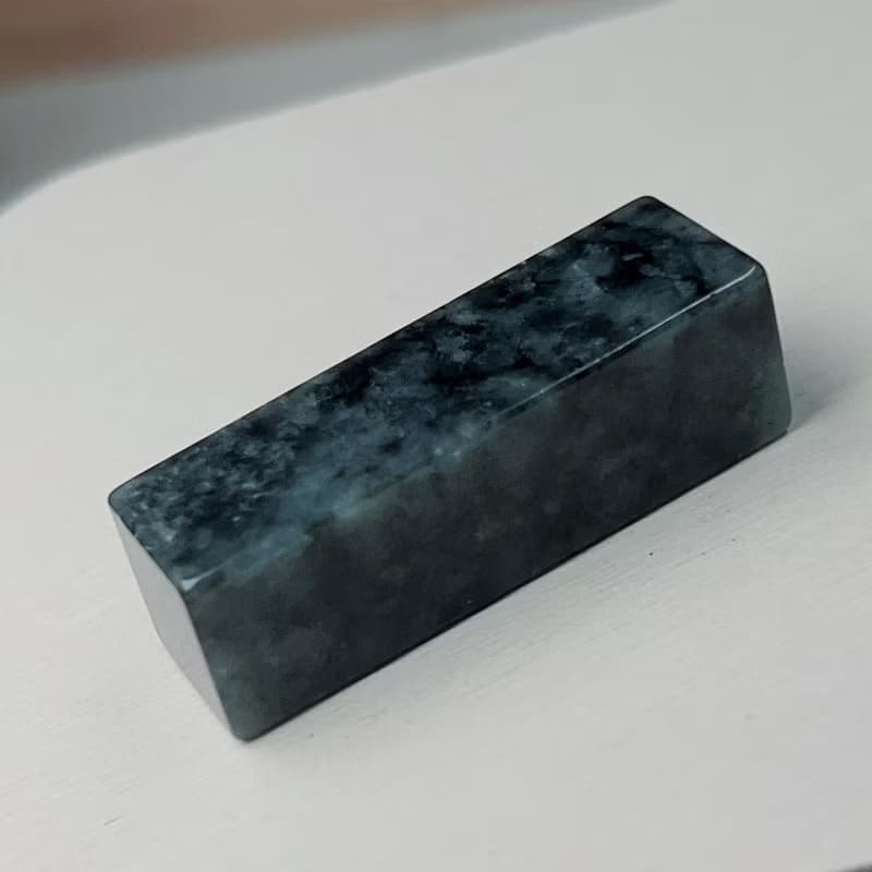 飄烏雞翡翠印章 | 天然緬甸玉A貨翡翠 | 送禮