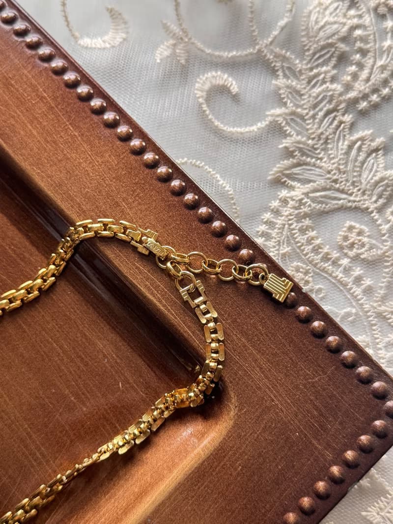 中古稀有品 Lanvin 浪梵 紅寶石項鍊 古董飾物 德國製 禮物