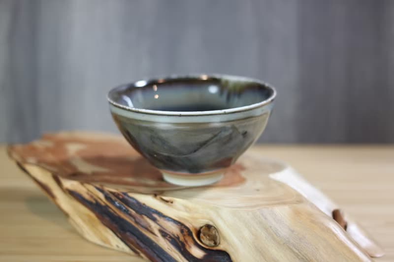 【送禮好物】120ml 天目釉 柴燒茶杯 鶯歌名家葉敏祥手工作品