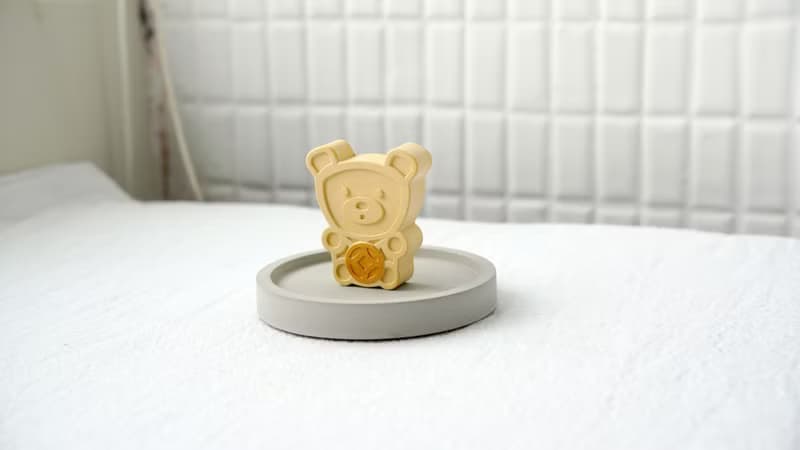 台灣灰熊有錢-招財熊擴香石