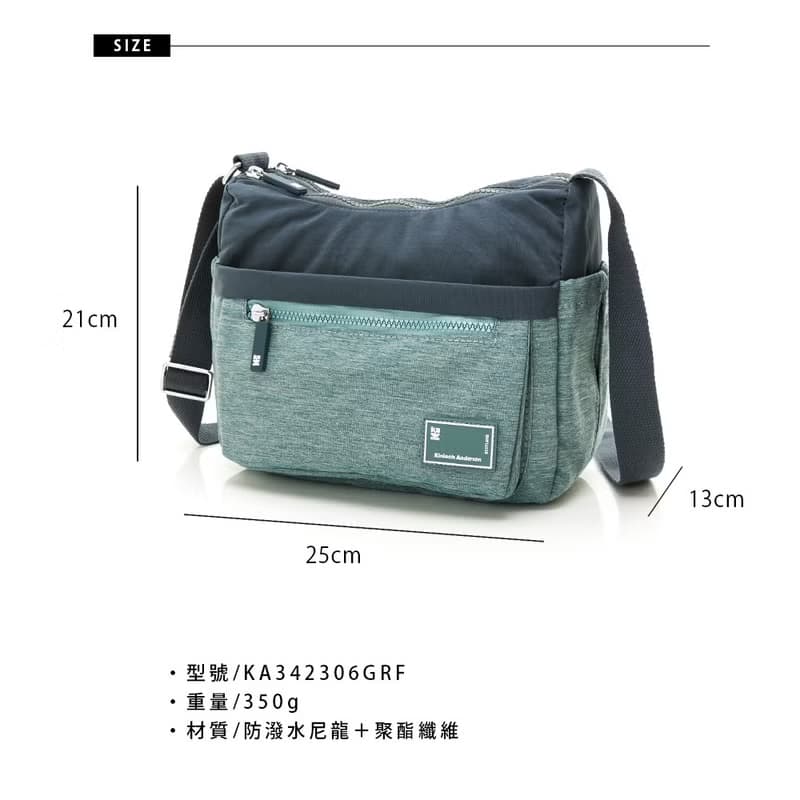 【Kinloch Anderson】Macchiato 造型斜側包-綠色