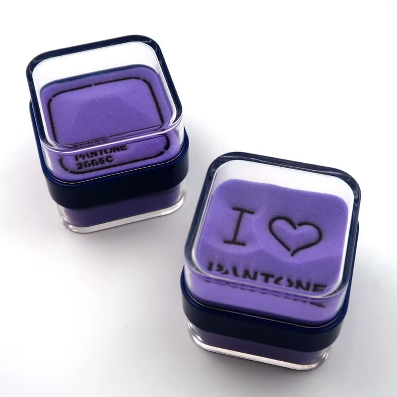 【聖誕節快速出貨】色票限定禮品PANTONE2665紫色/雙面沙漏