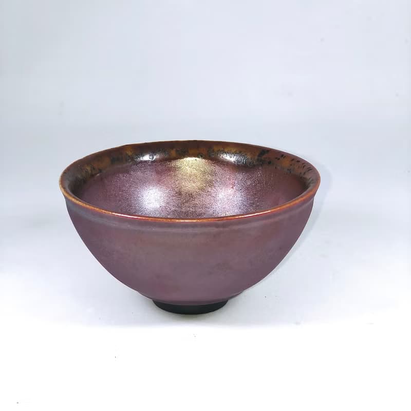 手作柴燒志野茶碗-薄暮DK003