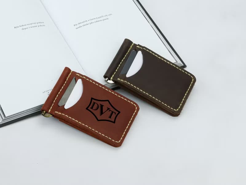 Leather Credit Card Wallet / Minimalist Slim Card Holder / Pocket Wallet for Men