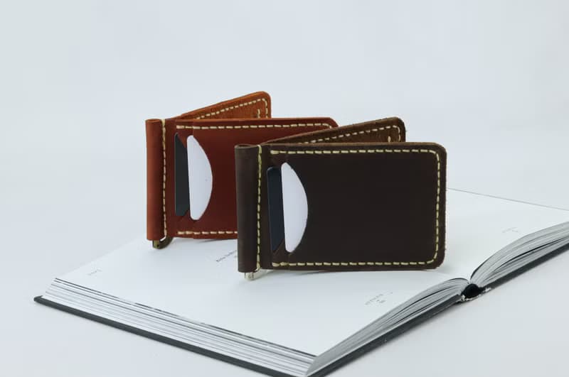 Leather Credit Card Wallet / Minimalist Slim Card Holder / Pocket Wallet for Men