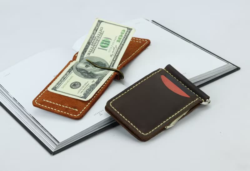 Leather Credit Card Wallet / Minimalist Slim Card Holder / Pocket Wallet for Men