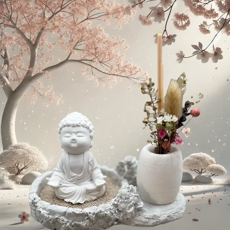 淨念吉祥公仔之衲靜 豪華田園套組 帶來心靈的平和與安寧祥和