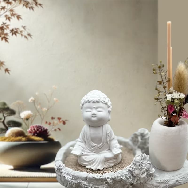 淨念吉祥公仔之衲靜 豪華田園套組 帶來心靈的平和與安寧祥和