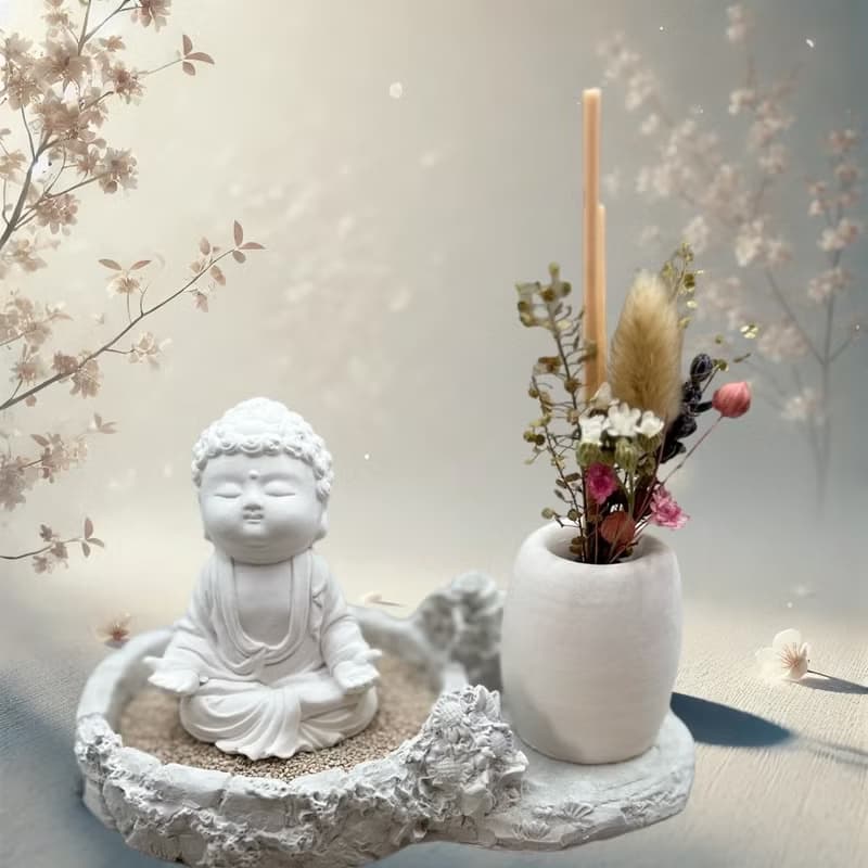 淨念吉祥公仔之衲靜 豪華田園套組 帶來心靈的平和與安寧祥和