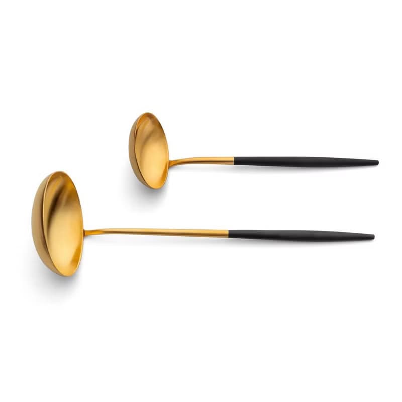 葡萄牙 Cutipol GOA系列黑金-29.5cm大湯勺