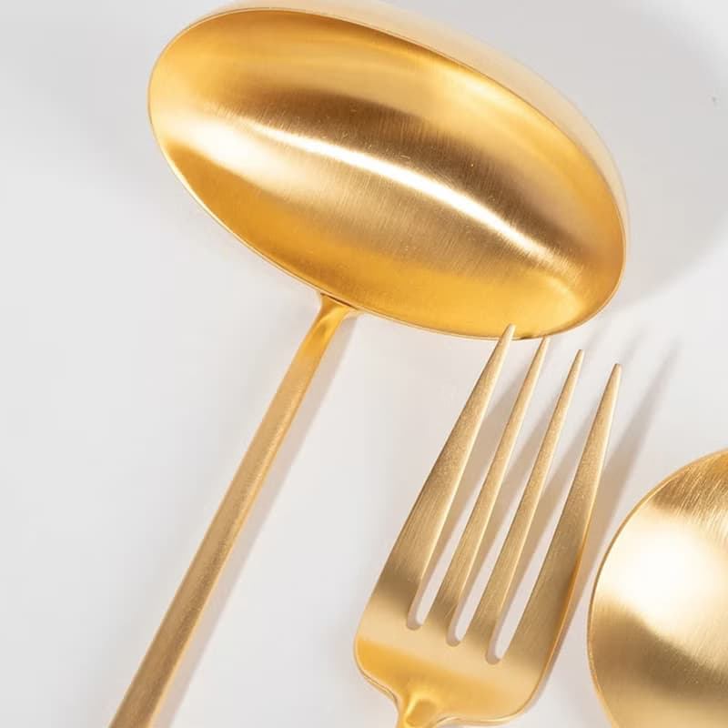 葡萄牙 Cutipol GOA系列黑金-29.5cm大湯勺