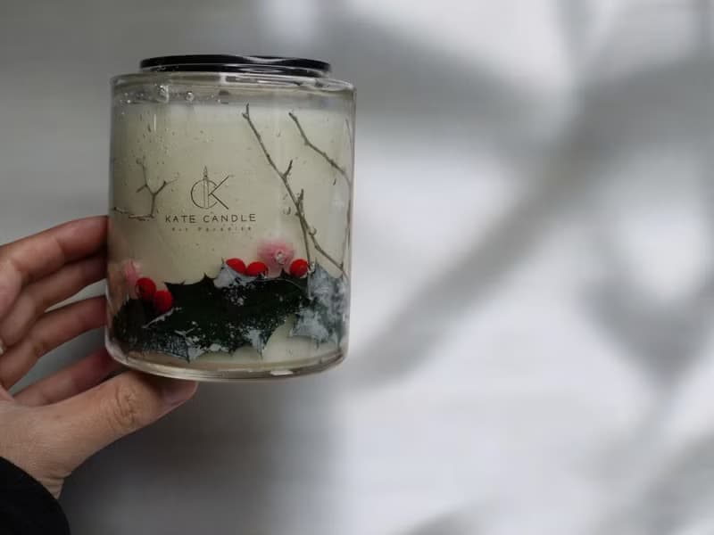 有機精油 永生花香薰蠟燭 spa 冥想 療癒 舒壓 放鬆 除臭 瑜珈