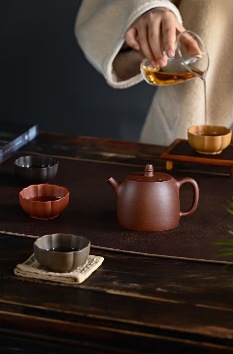 送禮紫砂壺茶壺梵匠 汉铎礼品套装 宜兴原矿紫砂壶茶具套装 茶壶