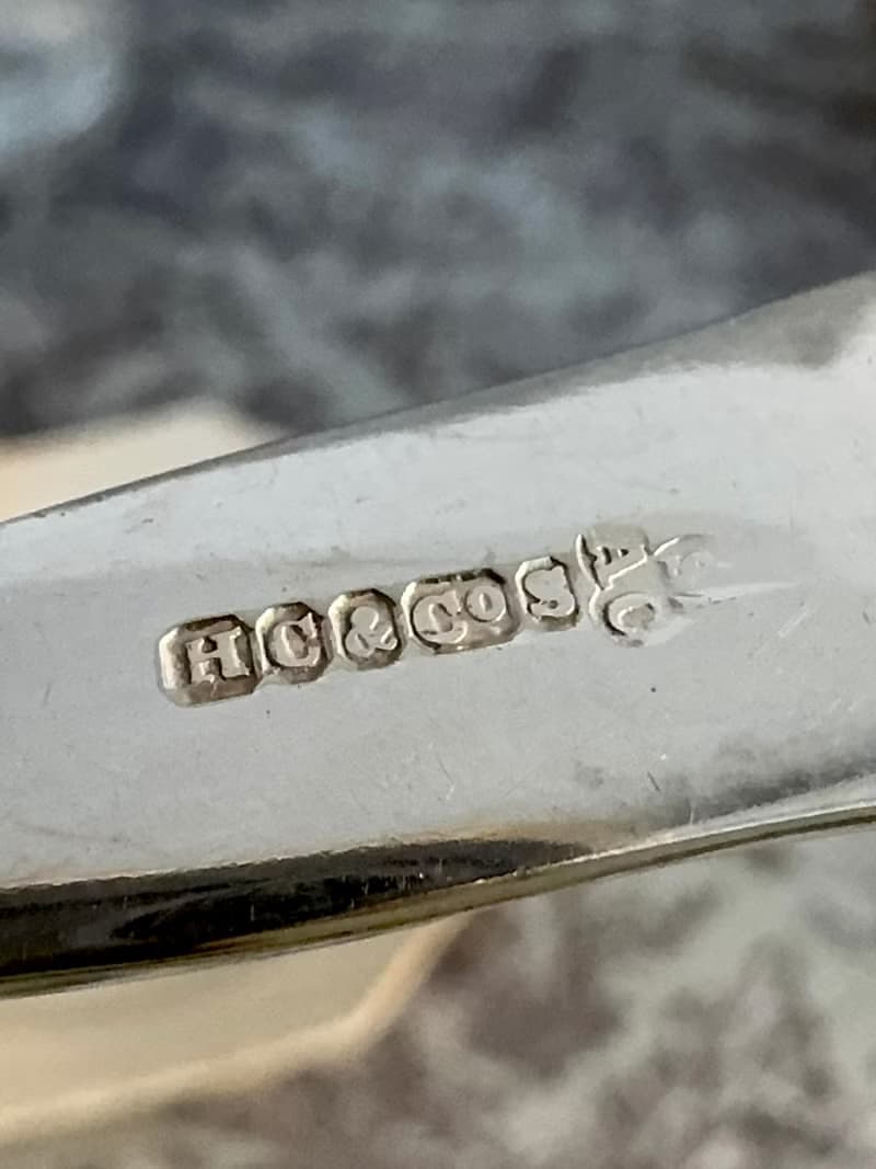 40865- 迷人古董鍍銀扇貝匙冰淇淋布丁甜點匙