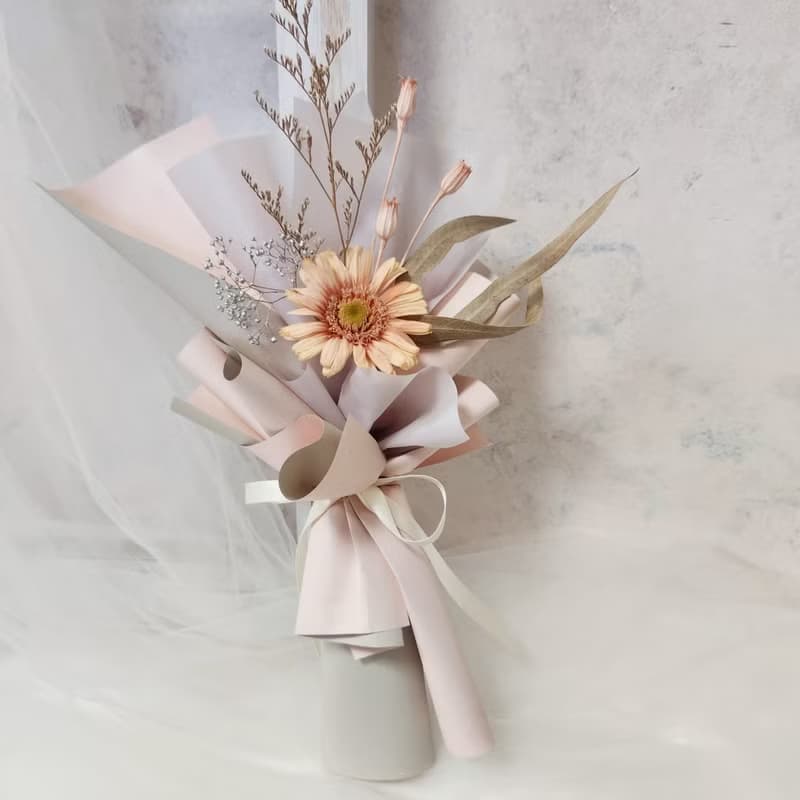 永生太陽花花束 畢業花束 畢業花禮 永生太陽花