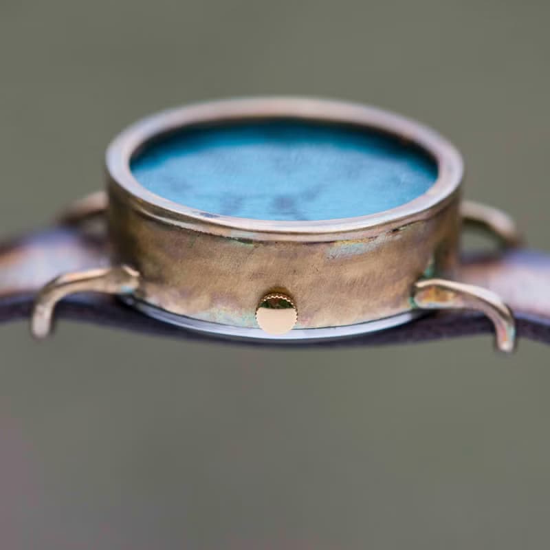 江戶文字手錶 M 墨綠