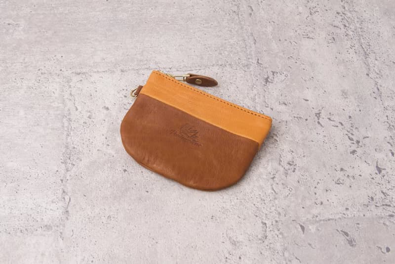 拼色半圓錢包 Semicircle Coin Purse / 棕色 Brown