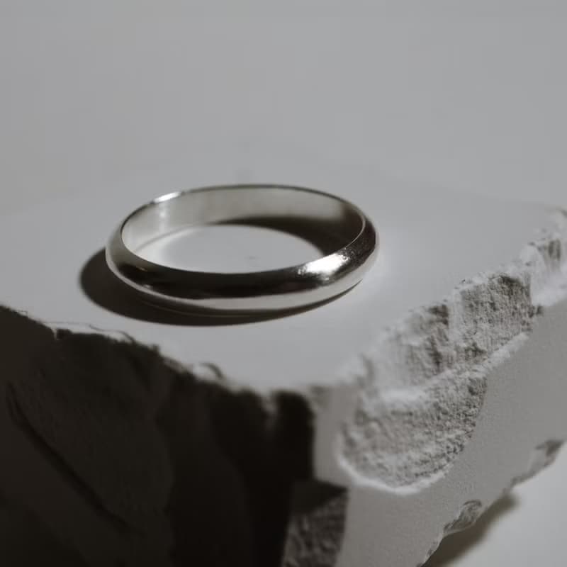 【禮物】經典款 訂製刻字 定情情侶對戒 S999純銀 結婚戒指