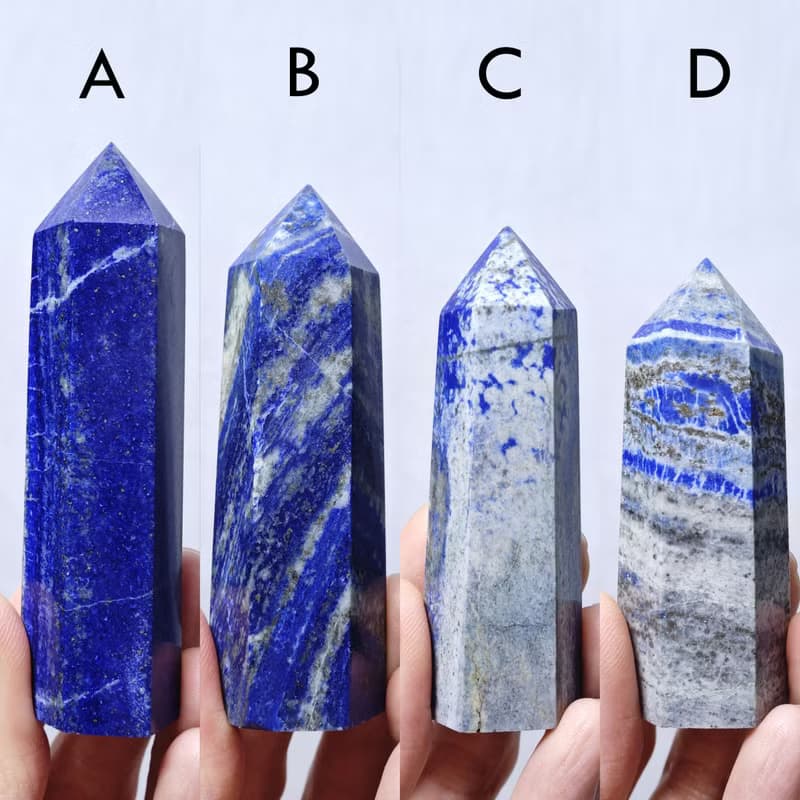 帝王青金石 一柱擎天 中流砥柱 助事業 招財 喉輪 晶柱 禮物 收藏