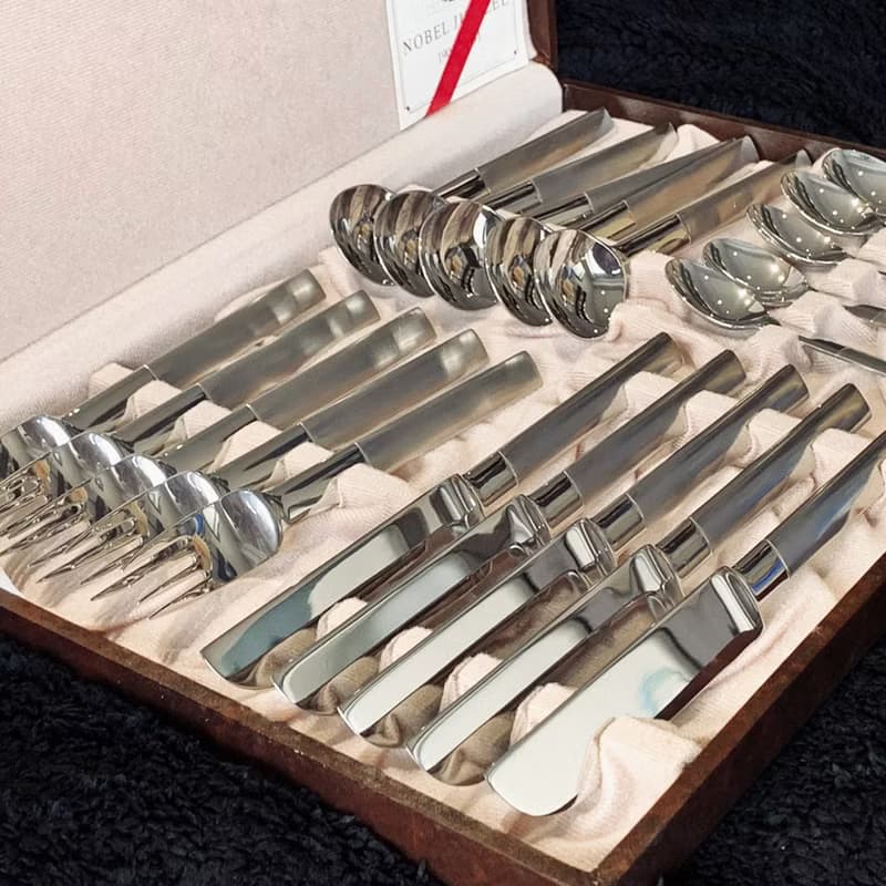 Nobel Design Cutlery Set 諾貝爾獎創立90週年不鏽鋼紀念餐具組