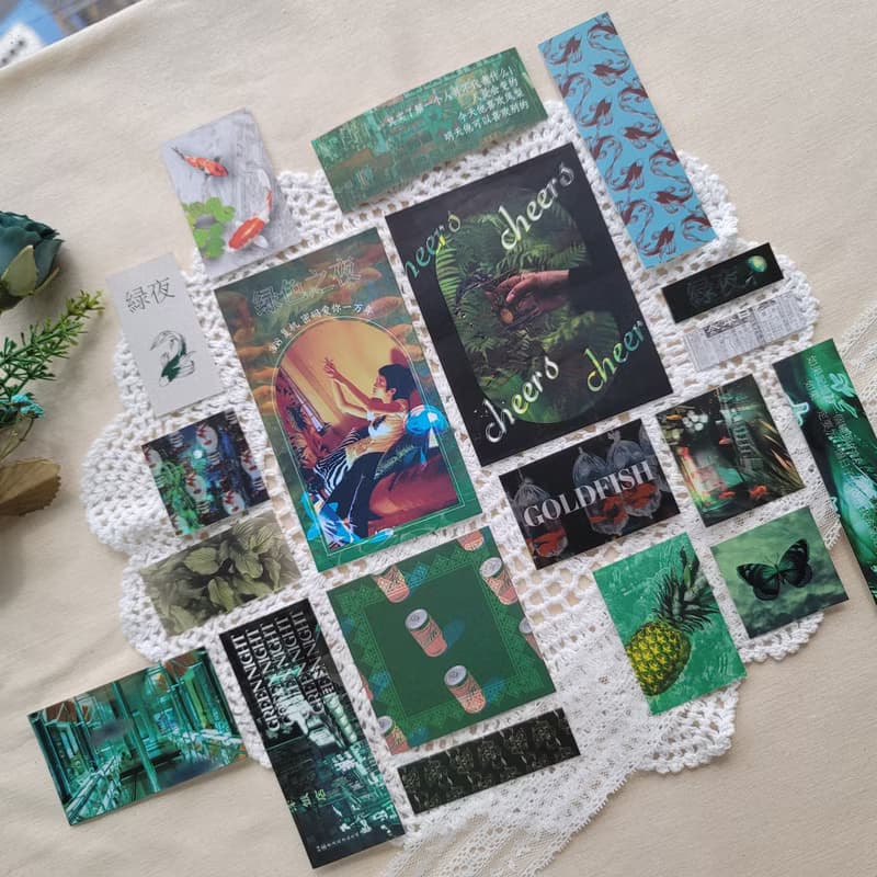 Green Night Sticker Pack 녹색의밤 스티커팩