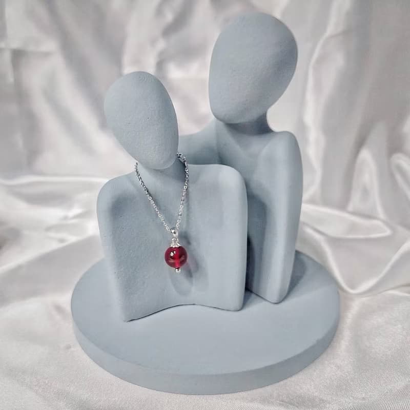 天然紅寶石項鍊