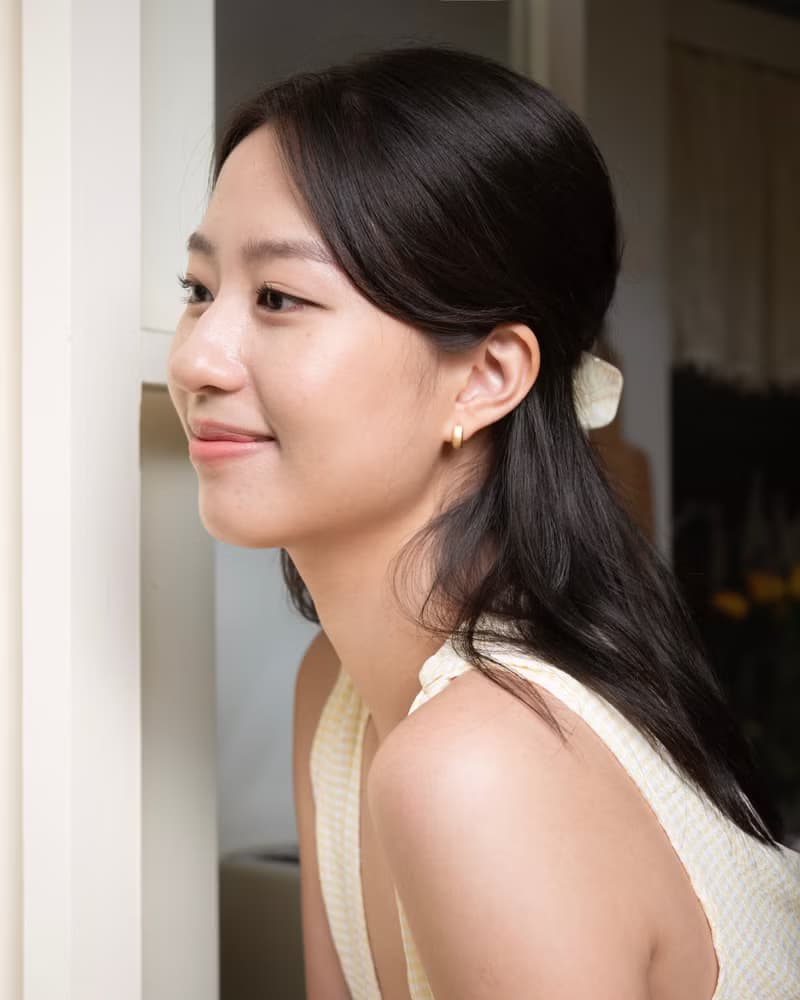 Frosted  │ 純銀糖粉耳圈 輕珠寶 純銀耳環