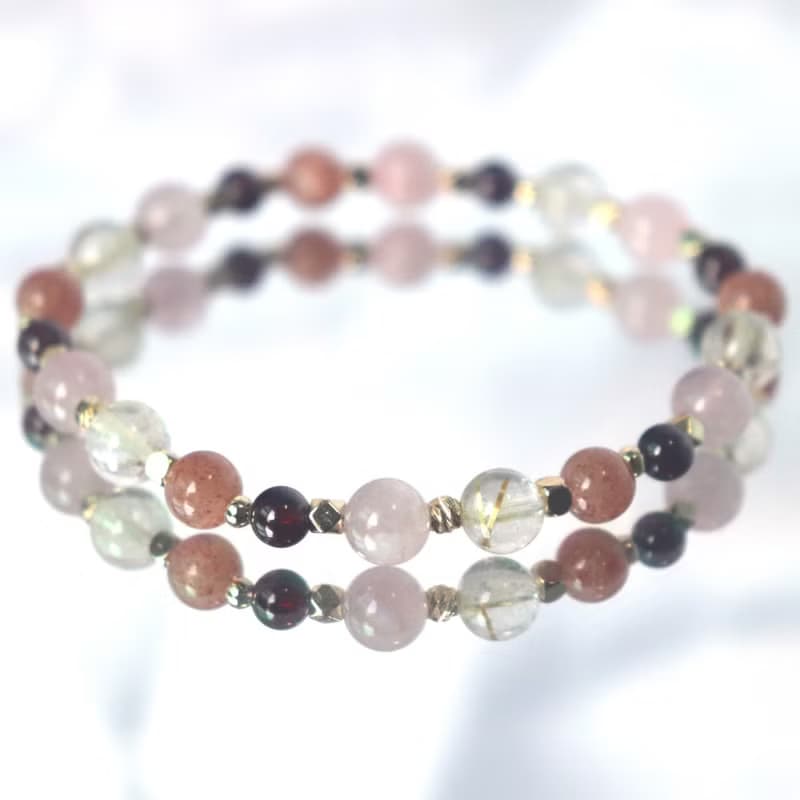 聖誕禮物-粉晶-石榴石-金太陽-金髮晶-招財-開運