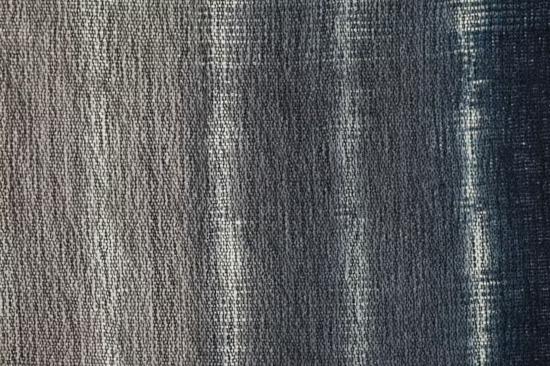 【快速出貨】喀什米爾專櫃設計梭織工藝羊絨灰藍圍巾披肩頂級精品