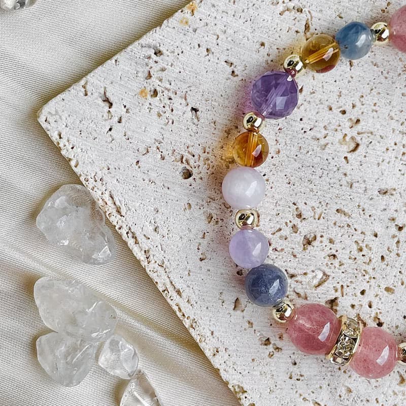 年綸 銀耀石貔貅水晶 吧14K包金 開運手鍊 招財 暴富必備款 黃水