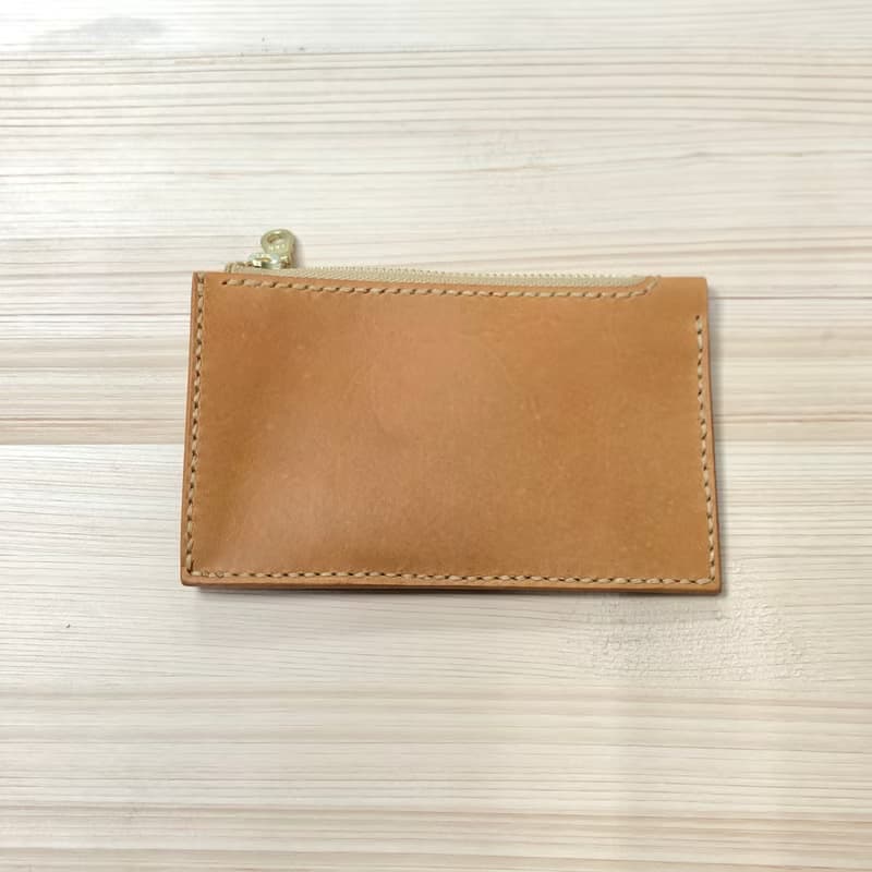 真皮拉鍊卡片零錢包