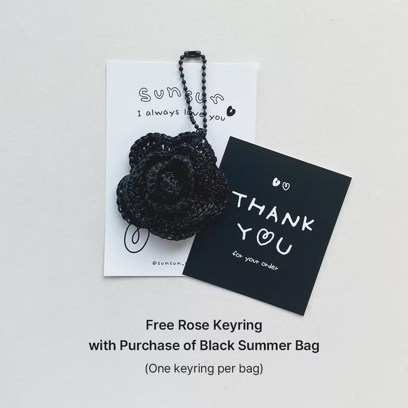 Black Summer Resort Beach Mesh Net Bag Tote Bag