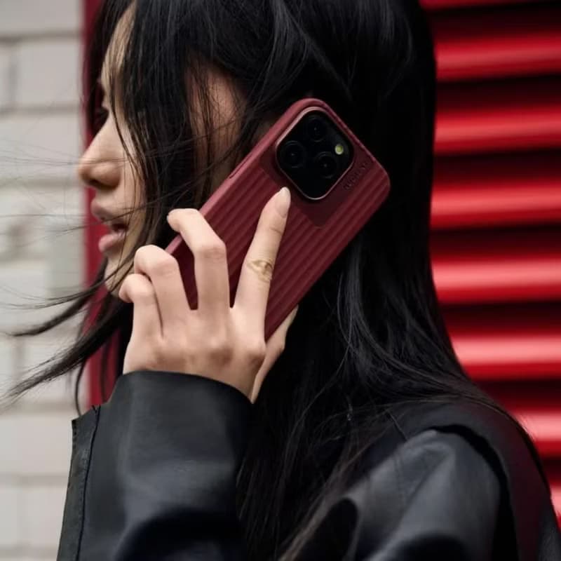 Nudient | BOLD 立體矽膠手機殼 - 深酒紅 magsafe-iPhone15Pro