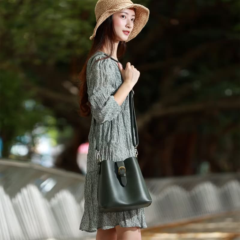 劍橋水桶包-多色 (禮物 肩背 斜背 復古 皮革 側背 手工 皮 生日)