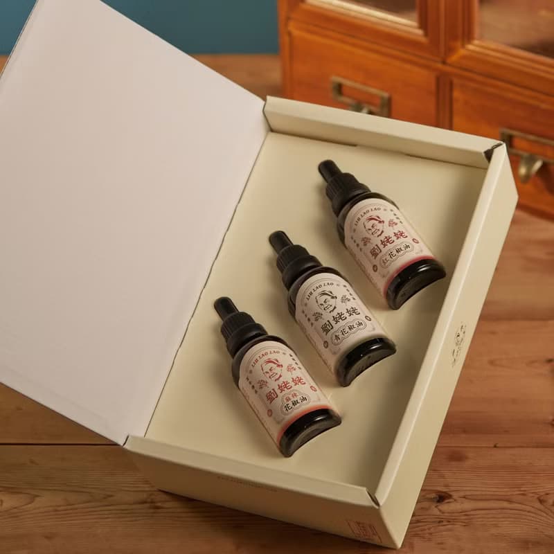 【劉姥姥】花椒油三入組禮盒50ml(附提袋)