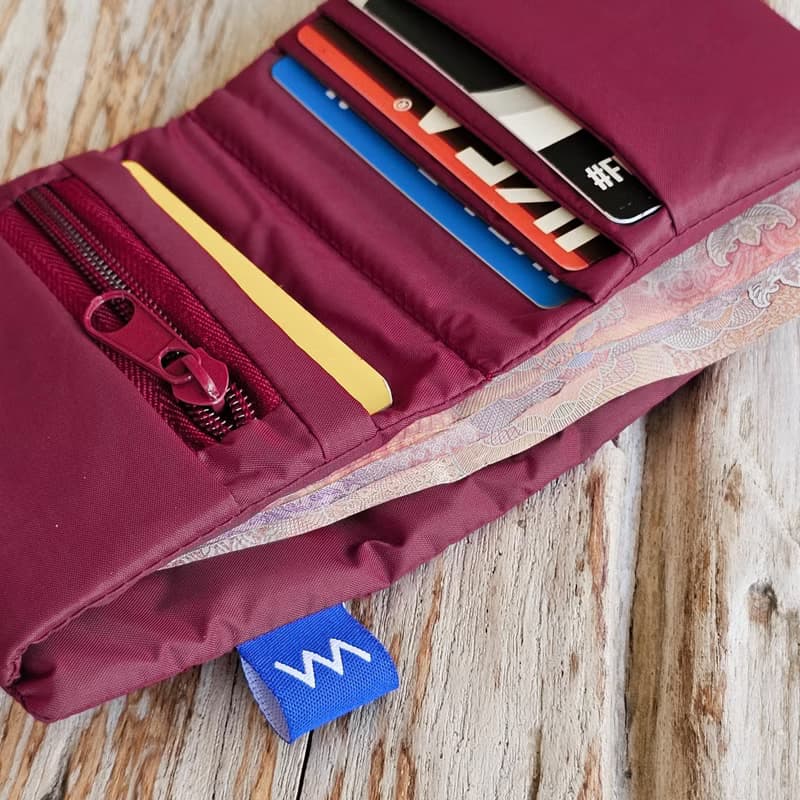 Bubble wallet - Garnet