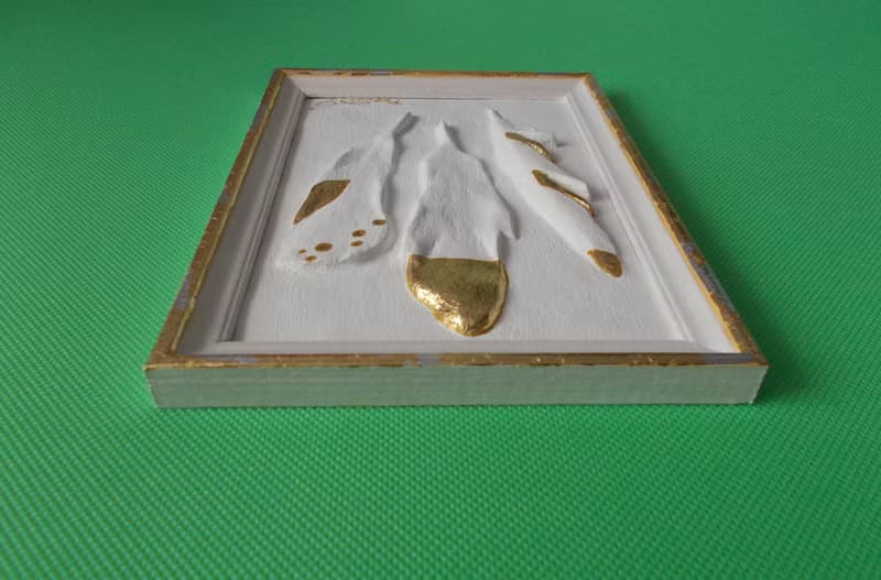 帶框 3D 牆藝術金色羽毛牆藝術淺浮雕裝飾牆板