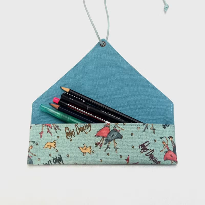 來跳舞吧!餐具包/筆收納袋 餐具套 餐具袋 帆布 收納 環保 方便