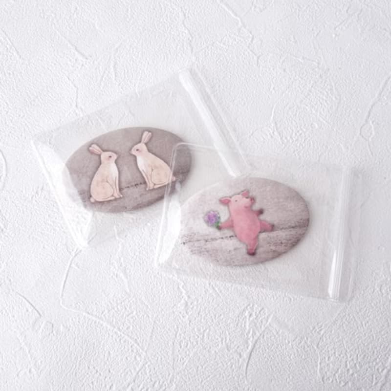 マグネット栓抜き(花束とこぶた)