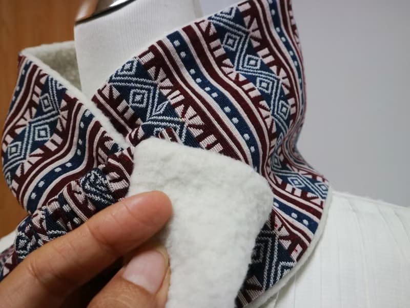 原住民風 可調式短圍巾.scarf 保暖圍脖 雙面雙色 大人.小孩均適