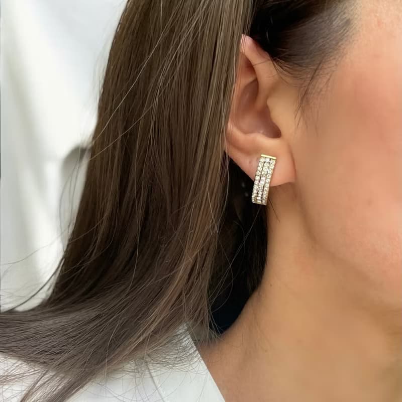 金属アレルギー対応  チェーン ピアス　316L サージカルステンレス　防過敏　耳环　耳钉　耳環　挟式耳環