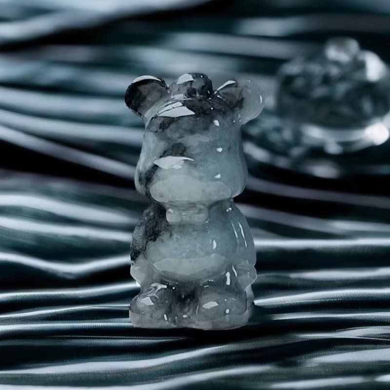 飄烏雞翡翠熊熊| 天然緬甸玉A貨翡翠 | 送禮