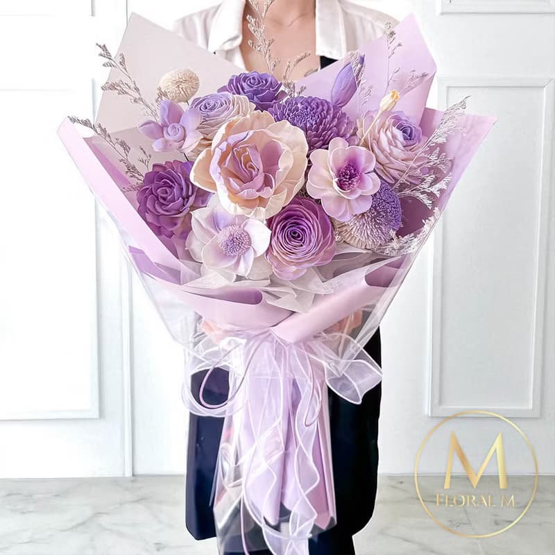 法式花園時光擴香花束(贈送5ml香氛油)