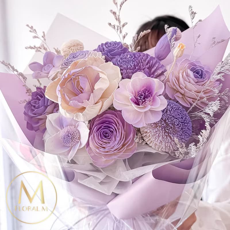 法式花園時光擴香花束(贈送5ml香氛油)