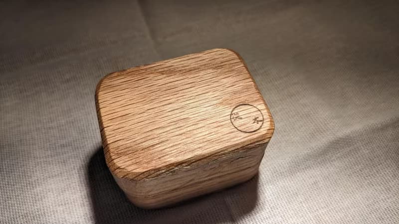 雙色木對戒 設有戒指盒 情侶朋友手工訂製