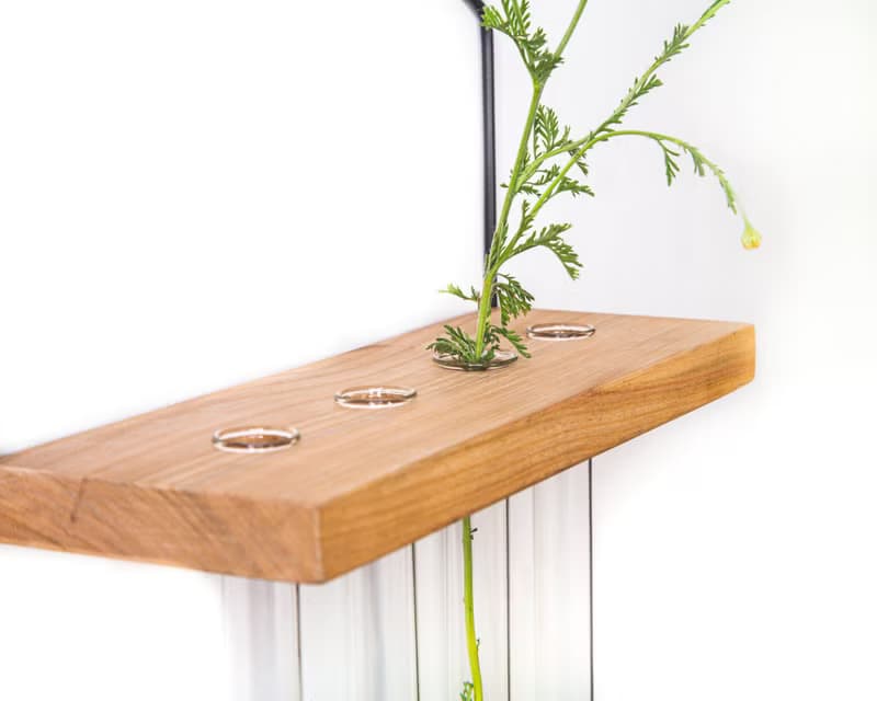 Minimalist Scandinavian style House shaped VASE for four flowers //Free shipping