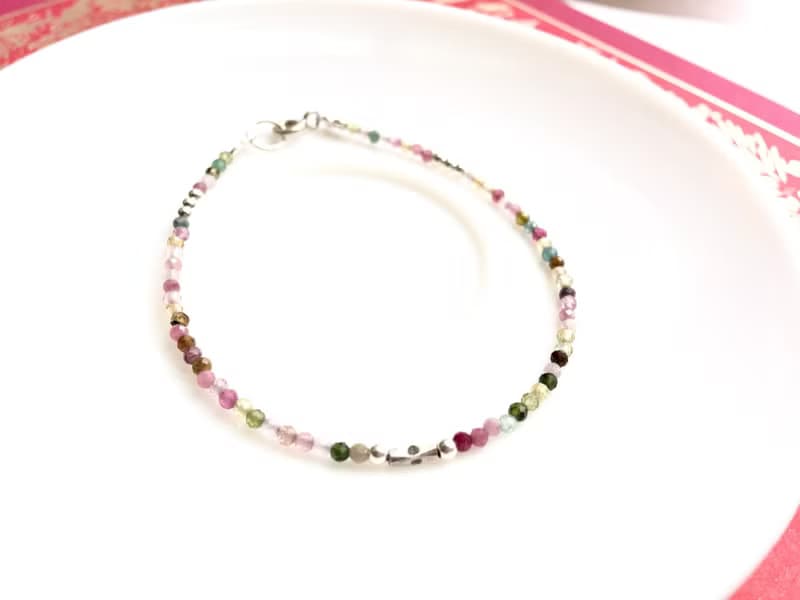 Ops Tourmaline Gemstone Silver- 碧璽/糖果/彩色/幸運/純銀