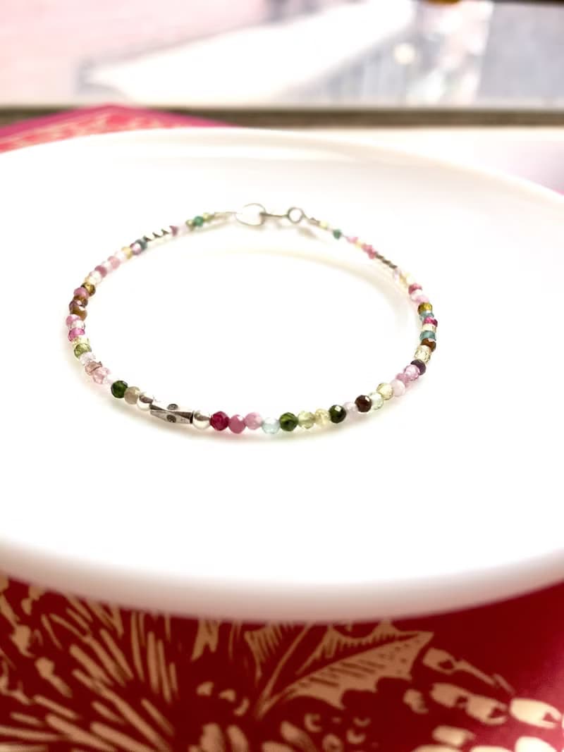 Ops Tourmaline Gemstone Silver- 碧璽/糖果/彩色/幸運/純銀