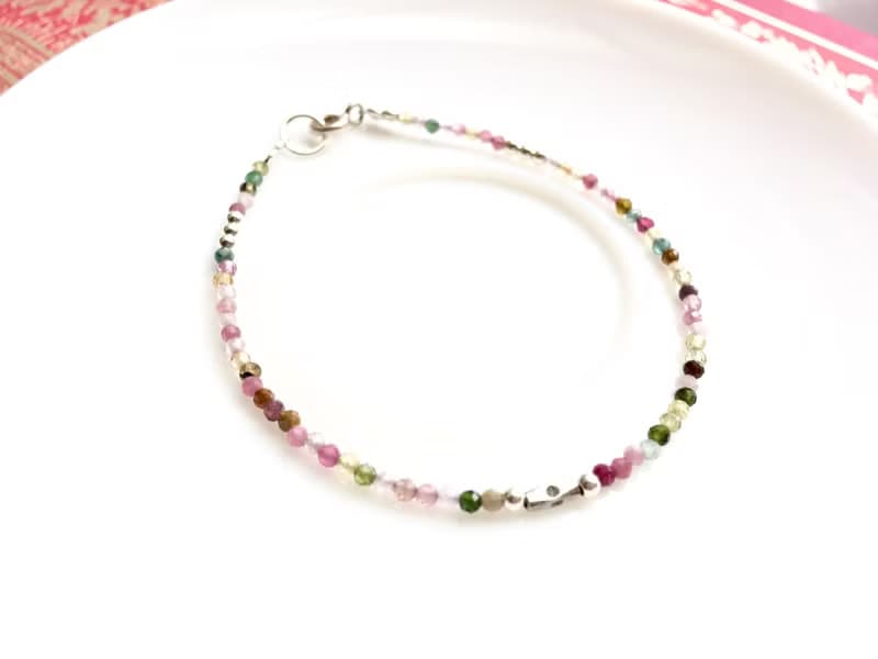 Ops Tourmaline Gemstone Silver- 碧璽/糖果/彩色/幸運/純銀